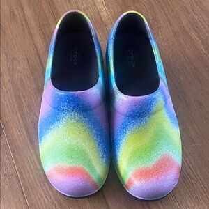 CROCS Kids' Rainbow Slip-On Slippers